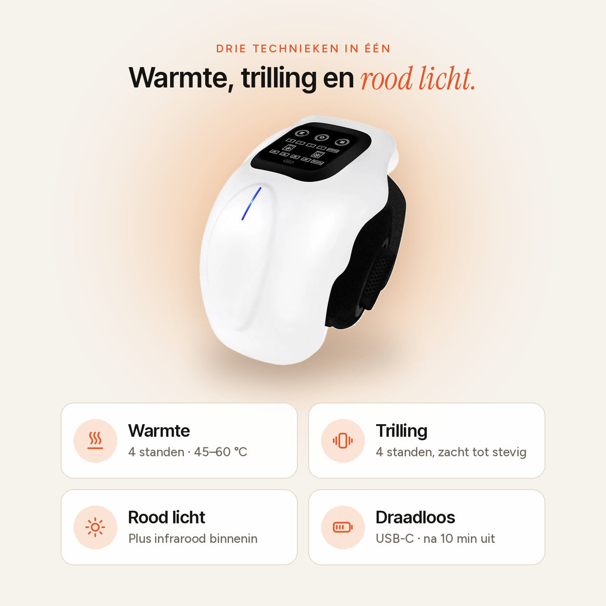 LENIA Thermo 3 combineert warmte, trilling en rood licht in één apparaat